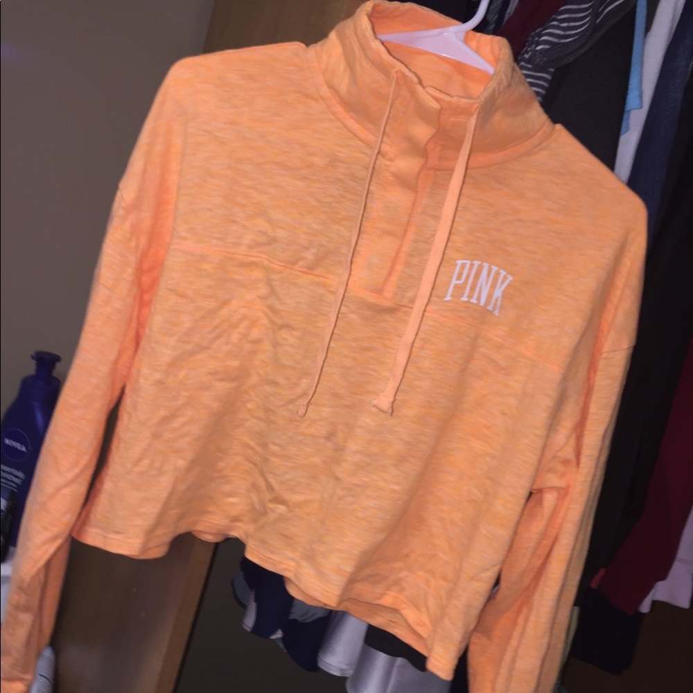 Button up crop hoodie